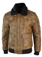 Aviator Leather Jacket - 59503 prices