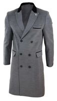 Black Trench Coat Mens - 71458 type Black Trench Coat Mens - 45843 type
