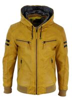 Mens Leather Jacket With Hood - 18825 customers