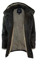 Mens Leather Jacket With Hood - 56239 promotions