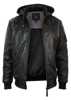 Mens Leather Jacket With Hood - 10787 varieties